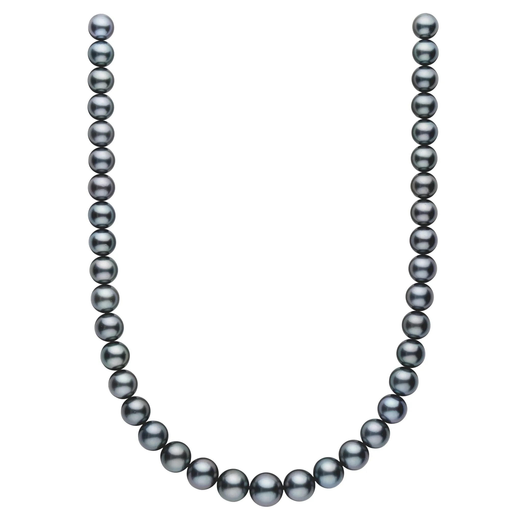 10.0-12.8 mm AAA Tahitian Round Pearl Necklace