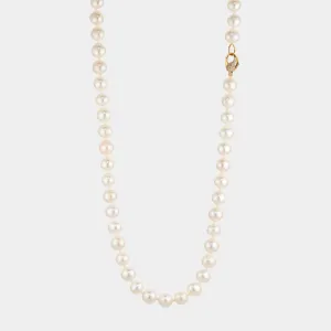 18" 8MM GENUINE FRESHWATER PEARL NECKLACE