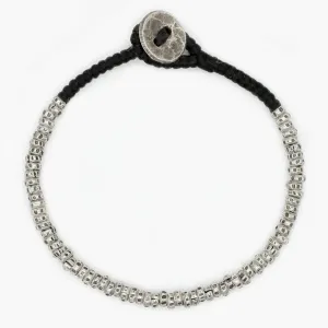 4mm Braided "Bachata" Silver Bracelet