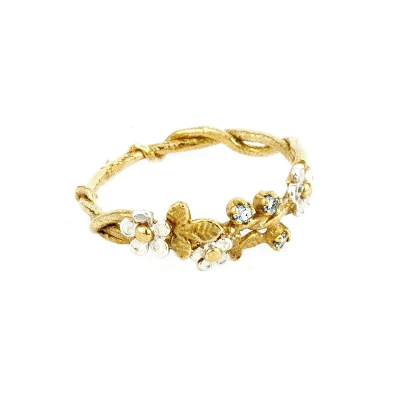 Alex Monroe Posy Twist Ring