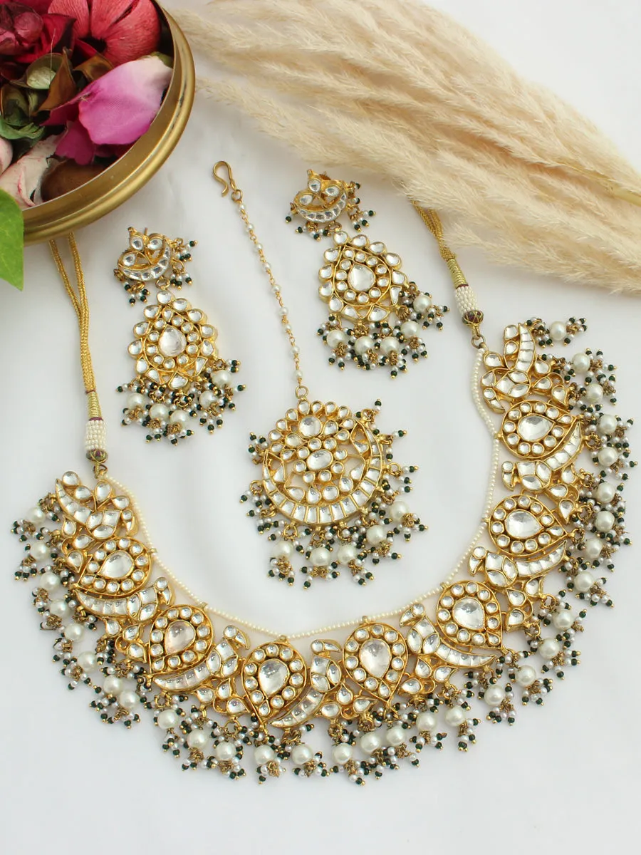 Alwar Bib Necklace Set