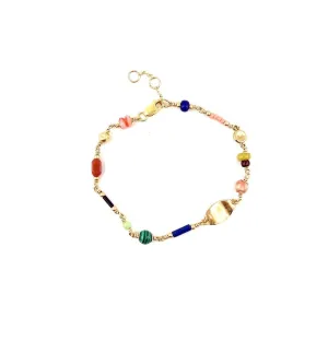 Beatrice 14K Goldfilled Bracelet w. Gemstones