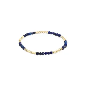 blissful pattern 2.5mm bead bracelet - lapis by enewton