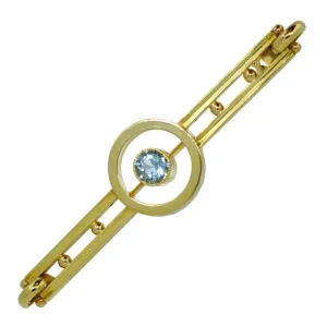 Blue Zircon Stock Pin