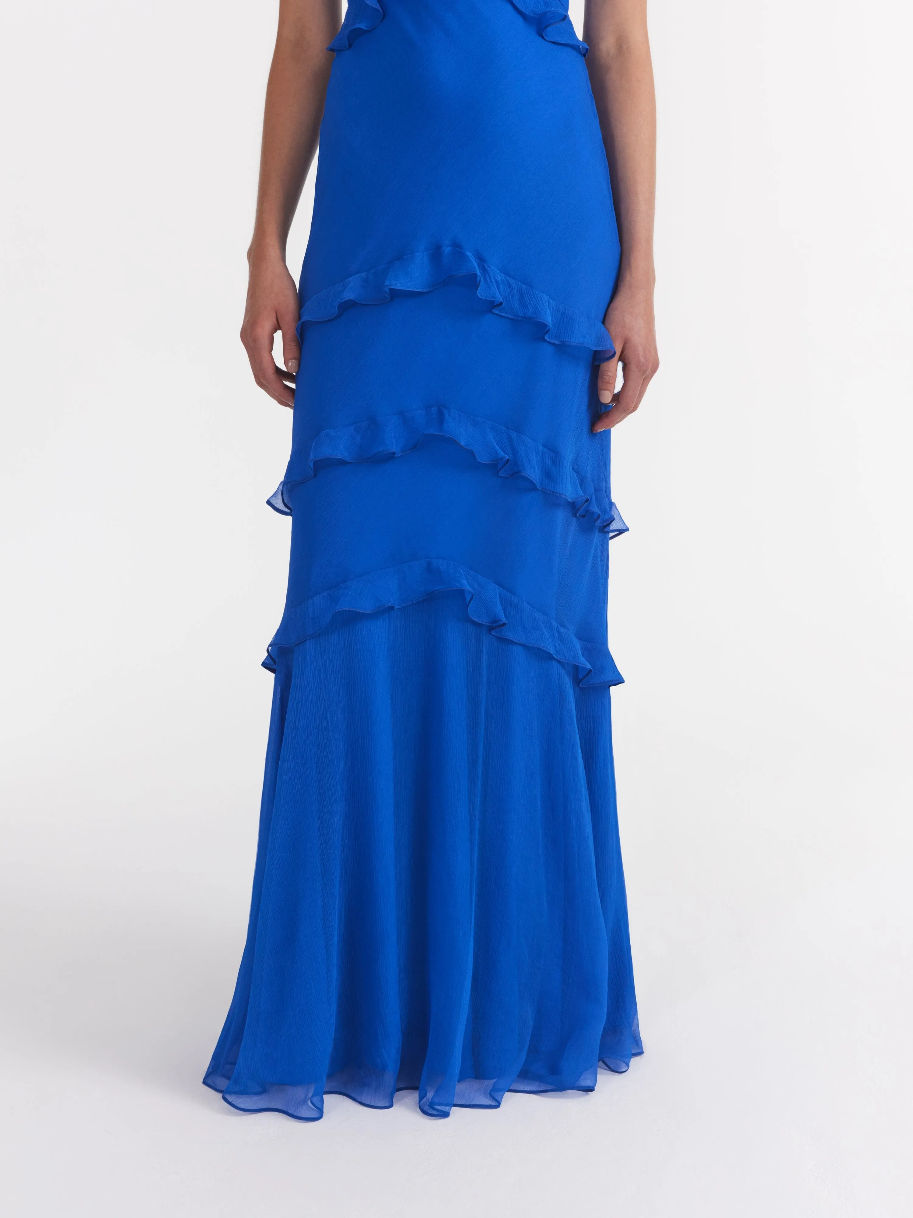 Chandra Dress in Lapis Blue