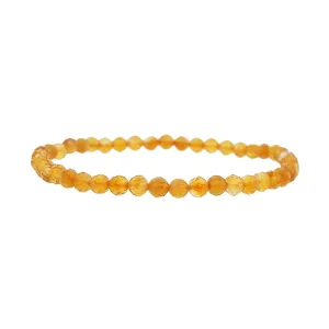 Citrine Faceted 4mm