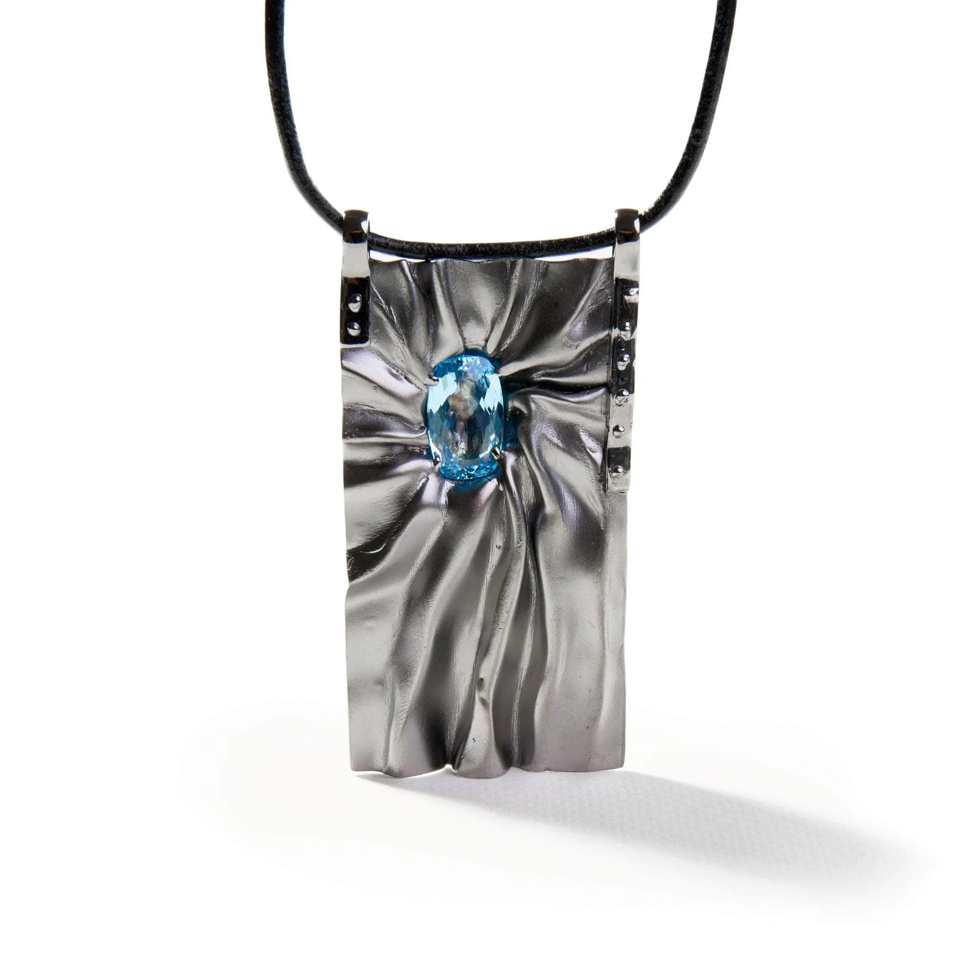 Creux Blue Topaz Pendant