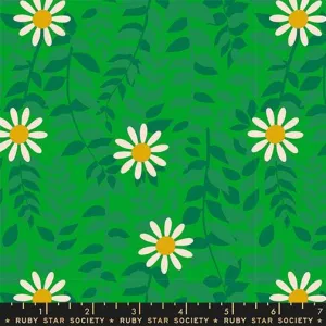 Daisies in Verdant - Flowerland - Ruby Star Society