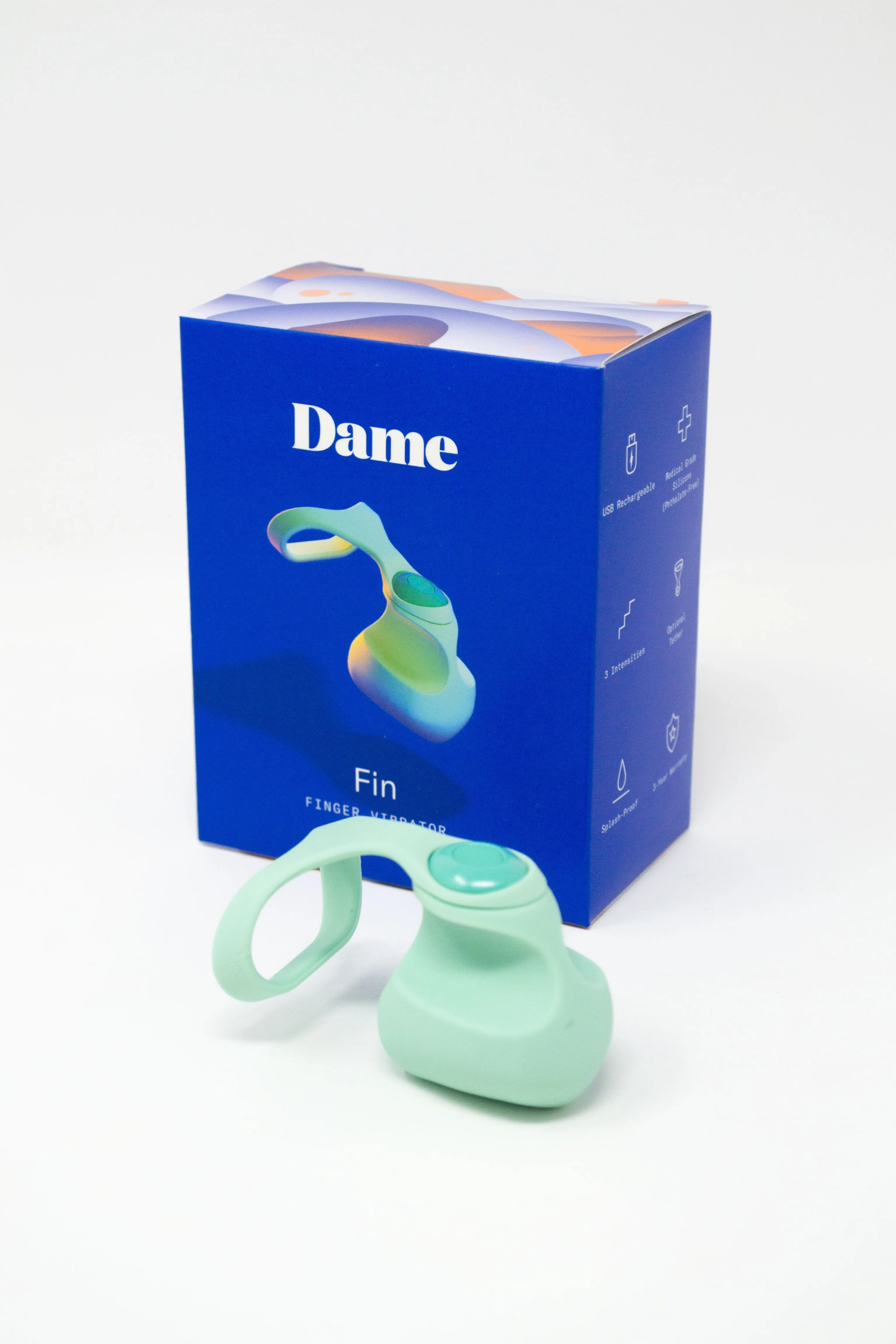 Dame Fin Jade Finger Vibrator