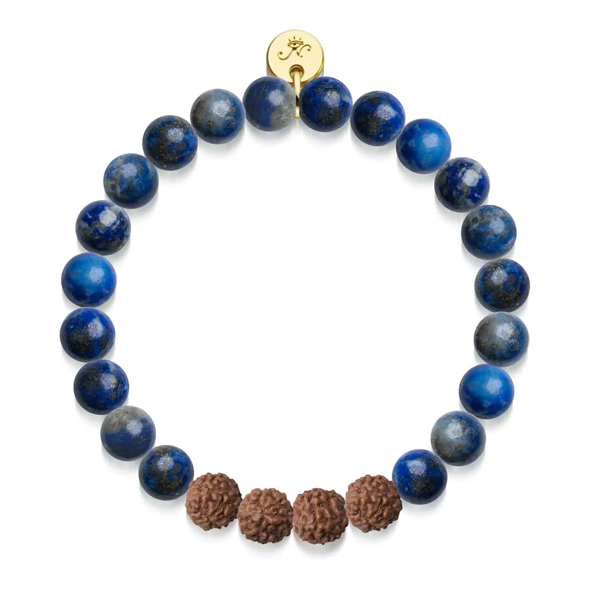 Divination | Lapis x Rudraksha |  Mala Bracelet