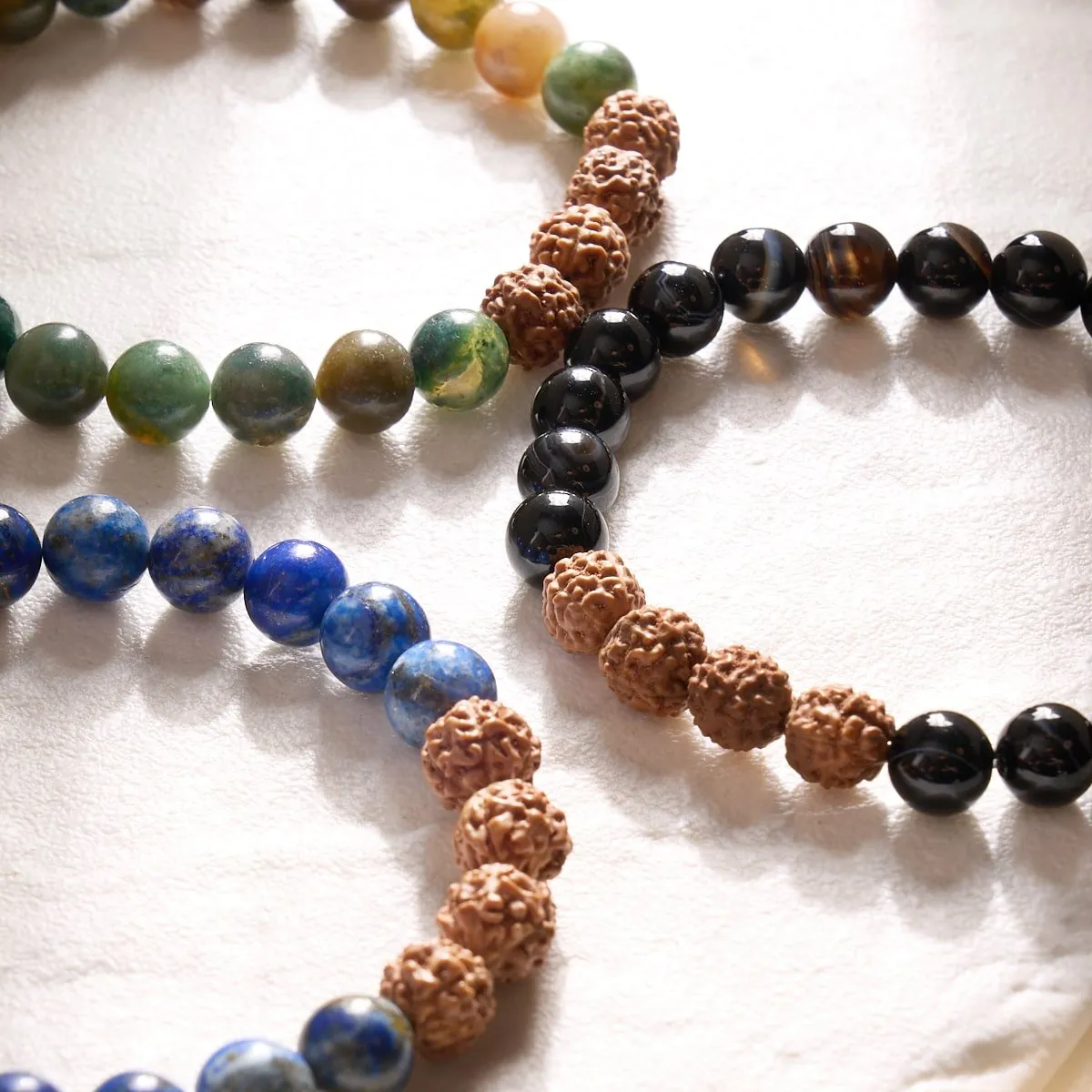 Divination | Lapis x Rudraksha |  Mala Bracelet