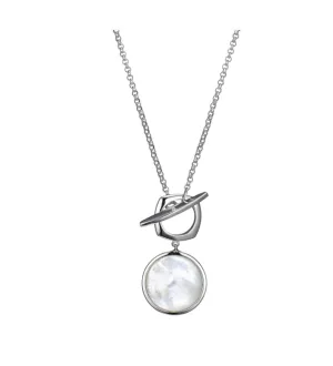 ELLE Silver Mother of Pearl Necklace (SI2707)