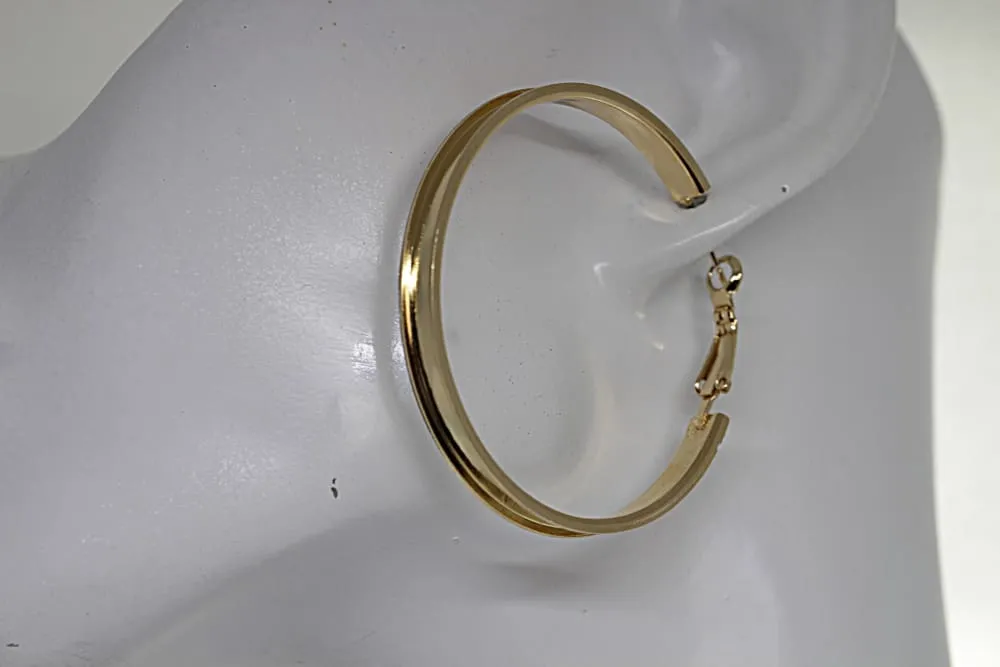 Gold Plated Hoops