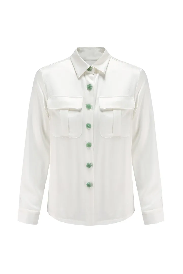 Jade Blouse White