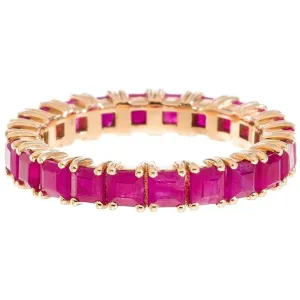 Josie Band Rose Gold Ruby