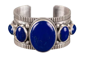 Lapis Lazuli Silver Bracelet