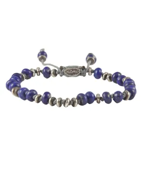 M. Cohen Templar Jointed Bracelet in  Lapis Stone