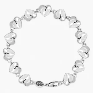 Maxi Heartbreak Sterling Silver Chain Bracelet