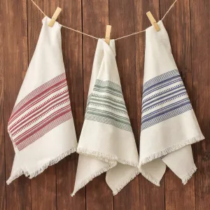 Multicolor 100% Cotton Dishtowels (Set of 3) - Village Fiesta | NOVICA