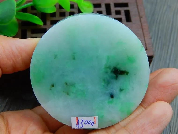 Natural Jade Rough Jadeite Raw (110g, 51X51X16.5mm)