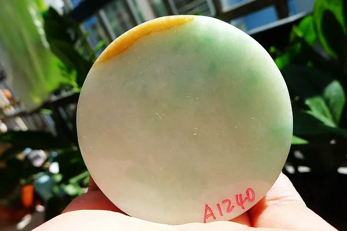 Natural Jade Rough Jadeite Raw (120g,5.5X1.55cm)