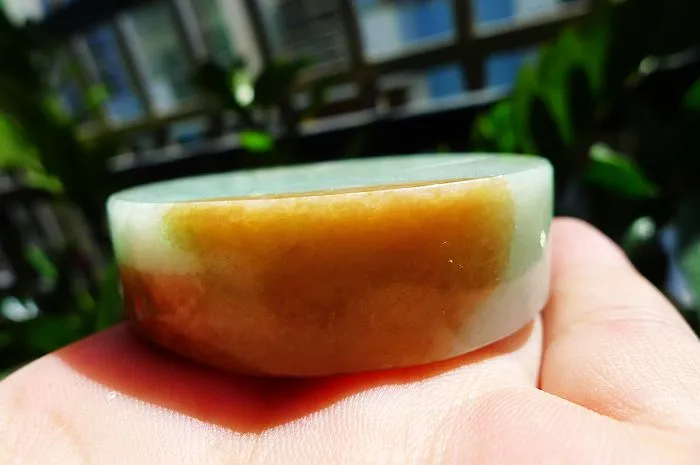 Natural Jade Rough Jadeite Raw (120g,5.5X1.55cm)