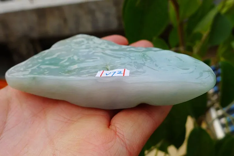 Natural Jade Rough Jadeite Raw (136g,8.2X5.4X2cm)