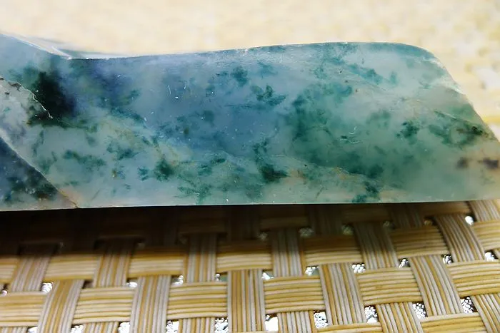 Natural Jade Rough Jadeite Raw (156g,12.8X2.1X2.2cm)