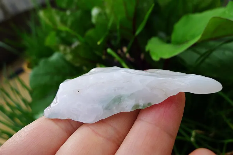 Natural Jade Rough Jadeite Raw (26.5g,6.4X2.5X1.15cm)