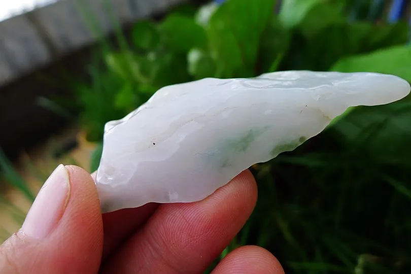 Natural Jade Rough Jadeite Raw (26.5g,6.4X2.5X1.15cm)