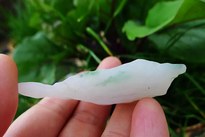 Natural Jade Rough Jadeite Raw (26.5g,6.4X2.5X1.15cm)