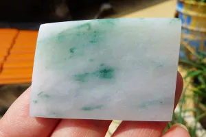 Natural Jade Rough Jadeite Raw (26g,4.9X3.4X0.4cm)