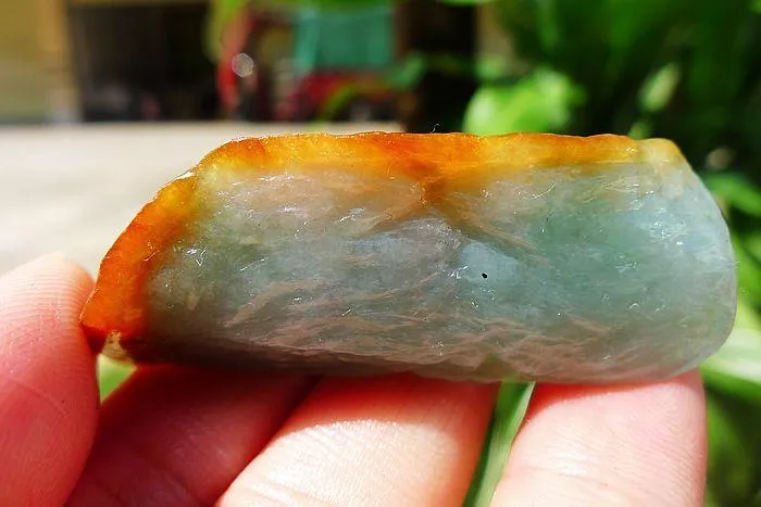 Natural Jade Rough Jadeite Raw (28g,5.4X2.1X1.55cm)