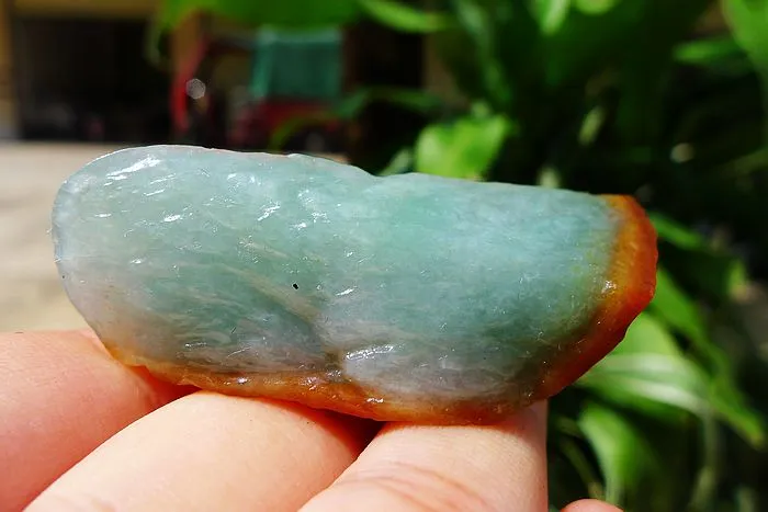 Natural Jade Rough Jadeite Raw (28g,5.4X2.1X1.55cm)