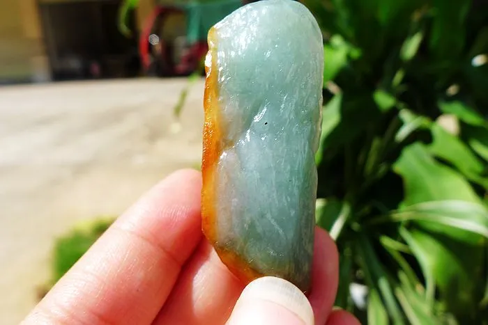 Natural Jade Rough Jadeite Raw (28g,5.4X2.1X1.55cm)