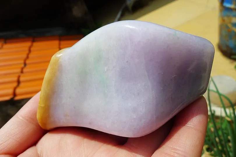 Natural Jade Rough Jadeite Raw (307g,8.6X4.4X4.3cm)