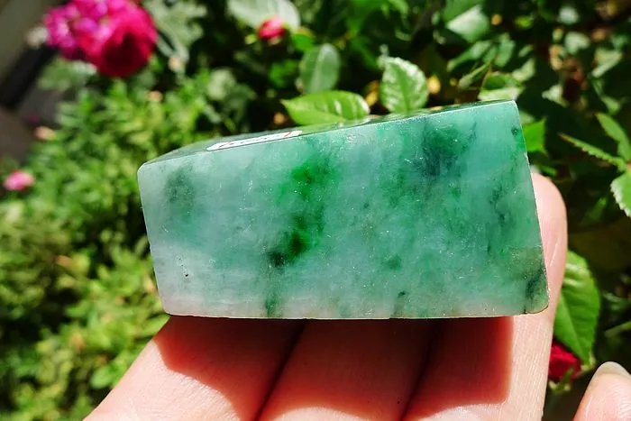 Natural Jade Rough Jadeite Raw (65g,4.6X3.7X2.1cm)