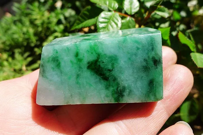 Natural Jade Rough Jadeite Raw (65g,4.6X3.7X2.1cm)