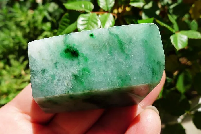 Natural Jade Rough Jadeite Raw (65g,4.6X3.7X2.1cm)