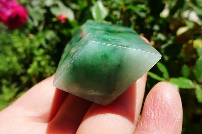 Natural Jade Rough Jadeite Raw (65g,4.6X3.7X2.1cm)