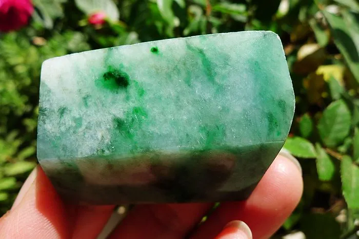 Natural Jade Rough Jadeite Raw (65g,4.6X3.7X2.1cm)