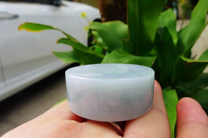 Natural Jade Rough Jadeite Raw (68g,4X4X0.6cm)