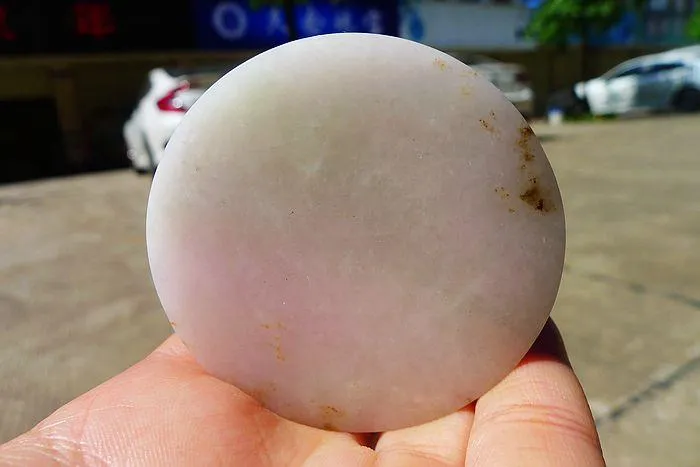 Natural Jade Rough Jadeite Raw (83g,5.5X1cm)