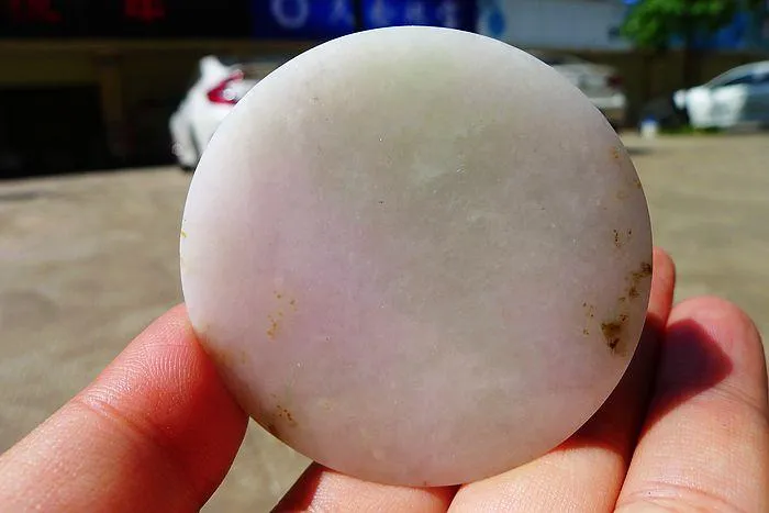 Natural Jade Rough Jadeite Raw (83g,5.5X1cm)