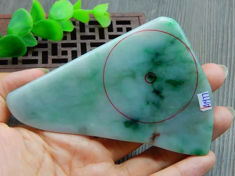 Natural Jade Rough Jadeite Raw (84g, 93X70X6mm)