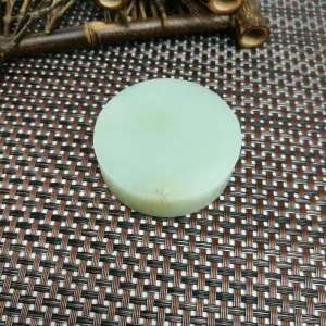 Natural Kunlun Jade Rough Nephrite Raw (106g,5.4X1.6cm)