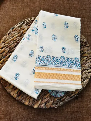 Organic Cotton: Lapiz Lazuli Primrose