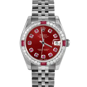 Rolex Datejust 31mm | 178274-RED-RBY-AM-4RBY-JBL