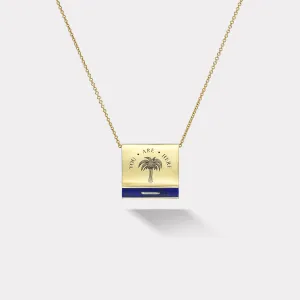 Signature Matchbook Pendant- Lapis