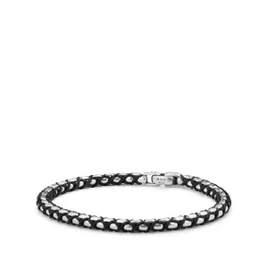 Woven Box Chain Bracelet, 4.8mm